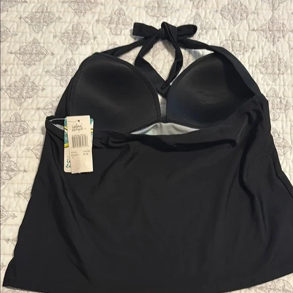 Floral Halter Swim Top - Picture 4 of 6